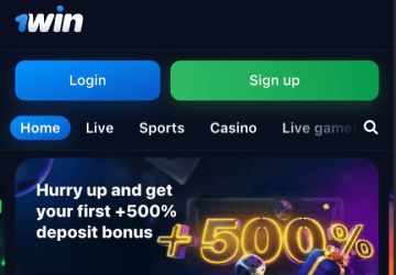 Visit the official 1win website
